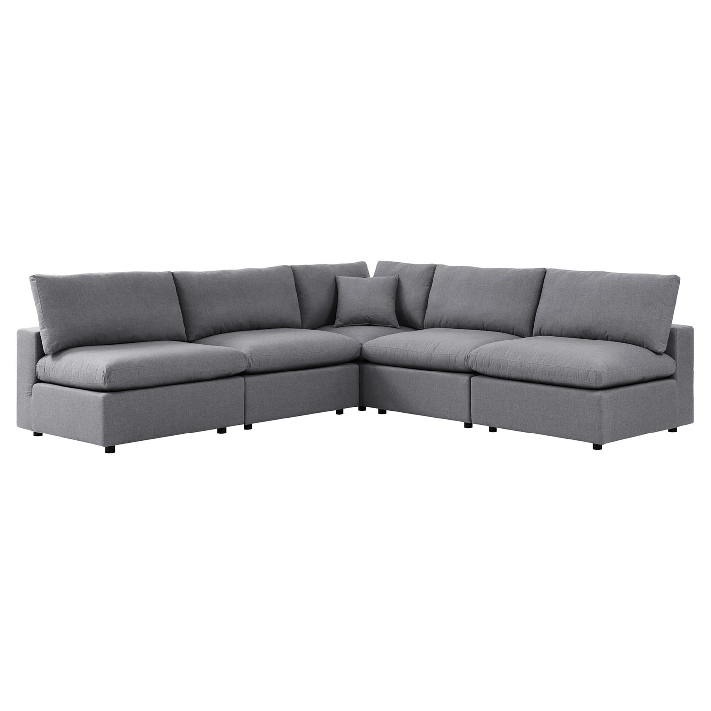 Commix 5-Piece SunbrellaÂ® Outdoor Patio Sectional Sofa by Furniture For America