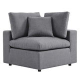 Linden 5-Piece Sunbrella® Outdoor Patio Sectional Sofa in Gray