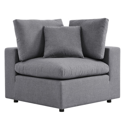Commix 5-Piece Sunbrella® Outdoor Patio Sectional Sofa in Gray