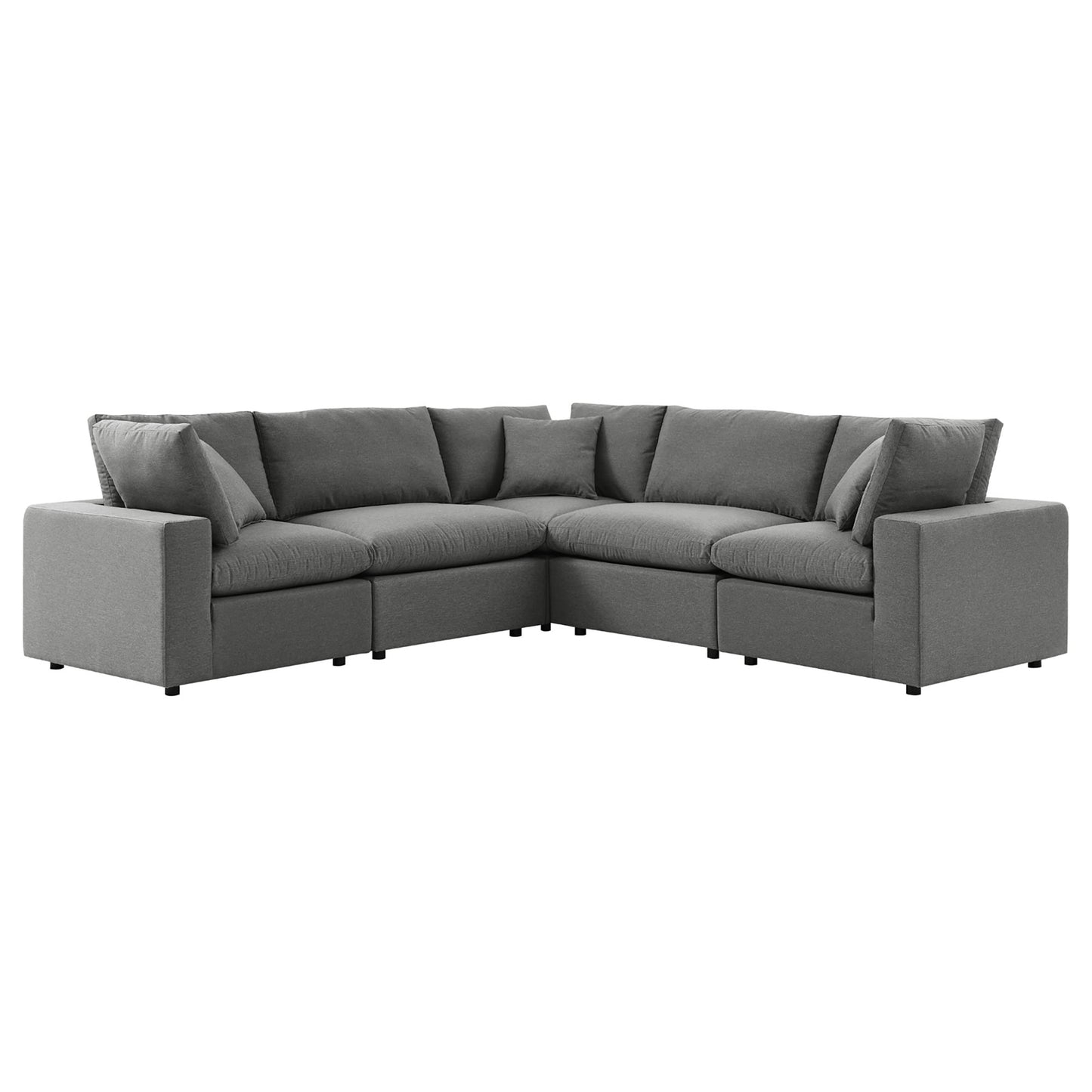 Commix 5-Piece Outdoor Patio Sectional Sofa by Furniture For America