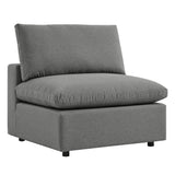 Linden 5-Piece Outdoor Patio Sectional Sofa in Charcoal
