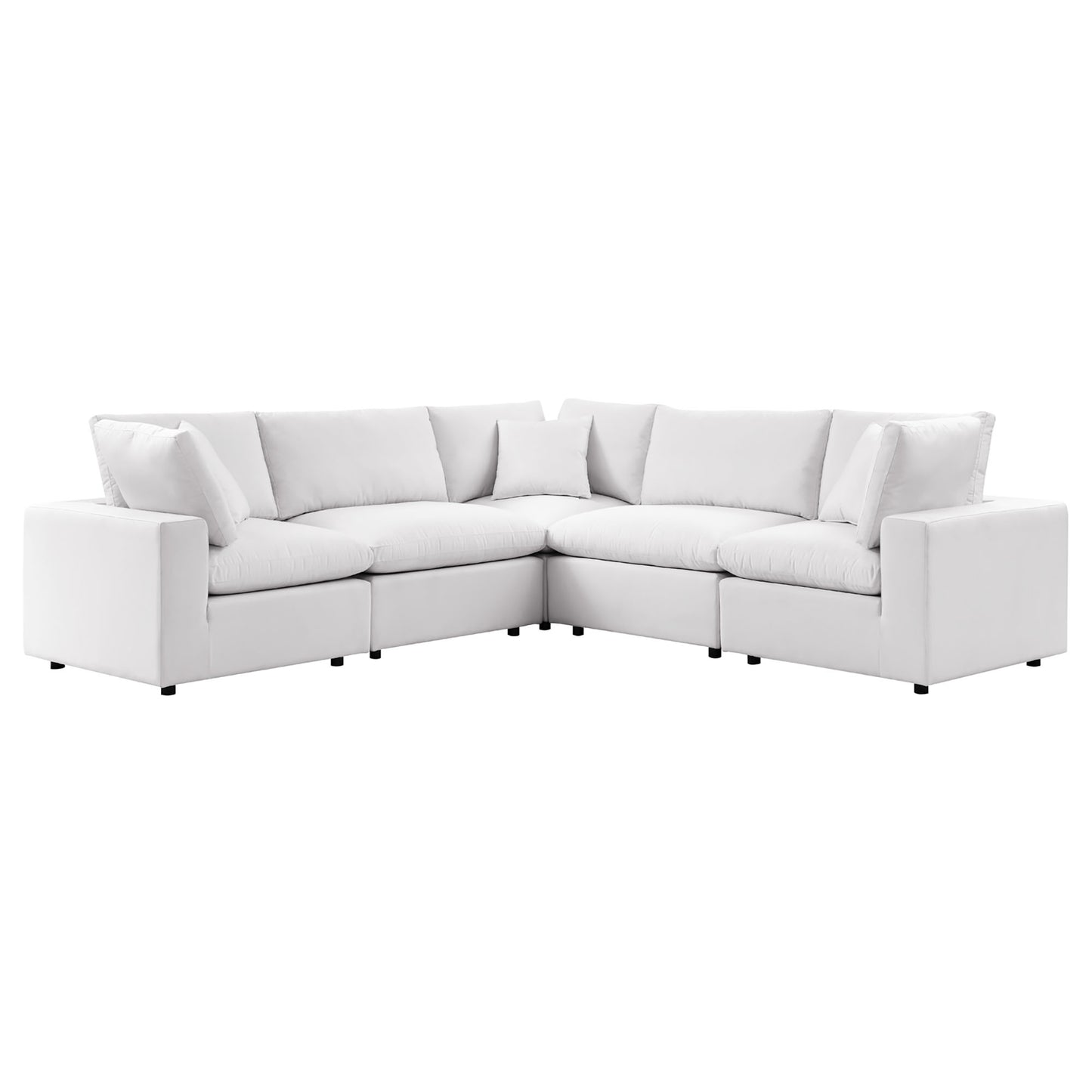 Commix 5-Piece Outdoor Patio Sectional Sofa by Furniture For America