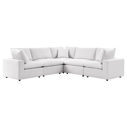 Commix 5-Piece Outdoor Patio Sectional Sofa by Furniture For America