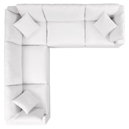 Commix 5-Piece Outdoor Patio Sectional Sofa by Furniture For America
