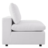 Linden 5-Piece Outdoor Patio Sectional Sofa in White