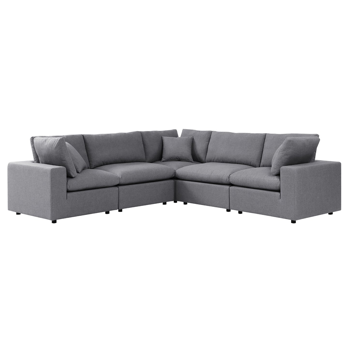 Commix 5-Piece SunbrellaÂ® Outdoor Patio Sectional Sofa by Furniture For America