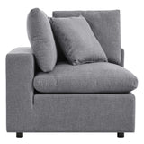 Linden 5-Piece Sunbrella® Outdoor Patio Sectional Sofa in Gray