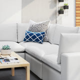 Linden 5-Piece Sunbrella® Outdoor Patio Sectional Sofa in White