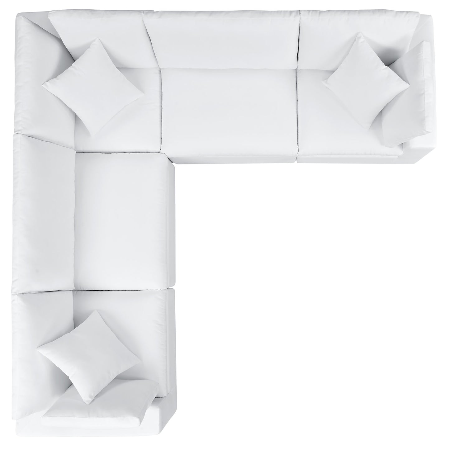 Commix 5-Piece SunbrellaÂ® Outdoor Patio Sectional Sofa by Furniture For America