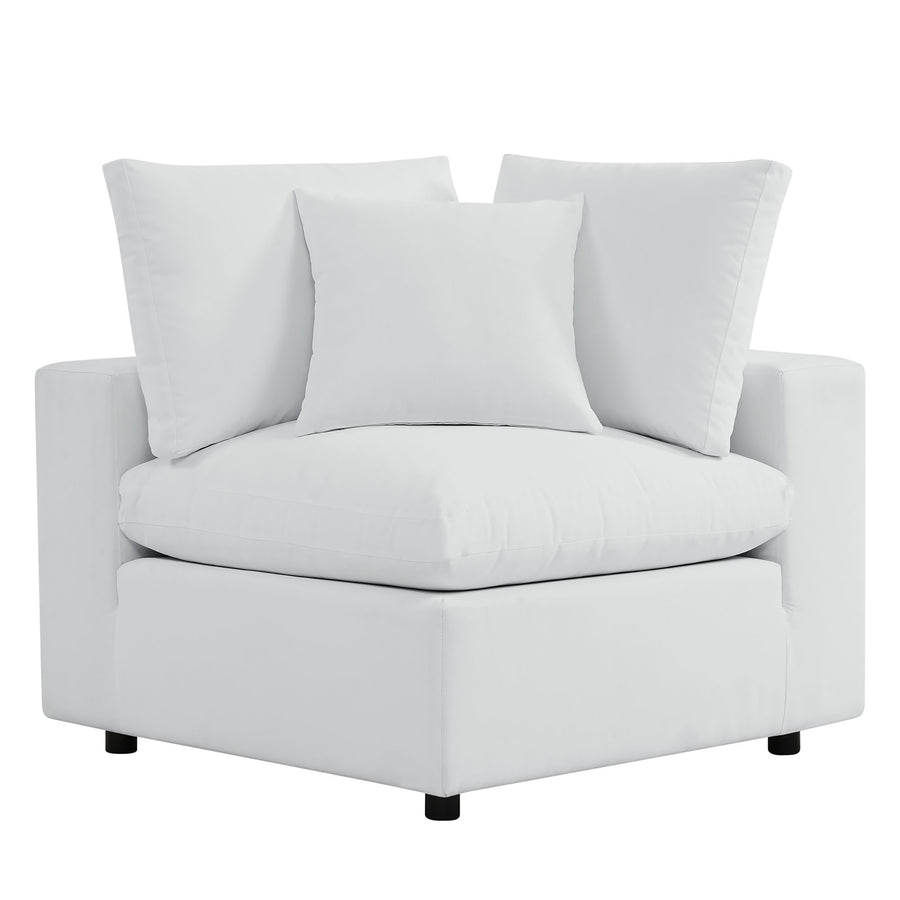 Linden 5-Piece Sunbrella® Outdoor Patio Sectional Sofa in White
