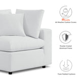 Linden 5-Piece Sunbrella® Outdoor Patio Sectional Sofa in White
