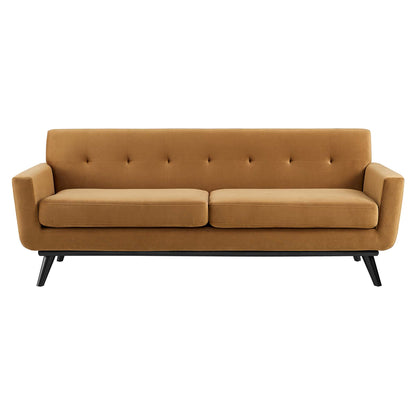 Engage Performance Velvet Sofa by Furniture for America