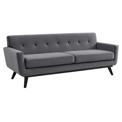 Engage Performance Velvet Sofa by Furniture for America