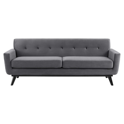 Engage Performance Velvet Sofa by Furniture for America
