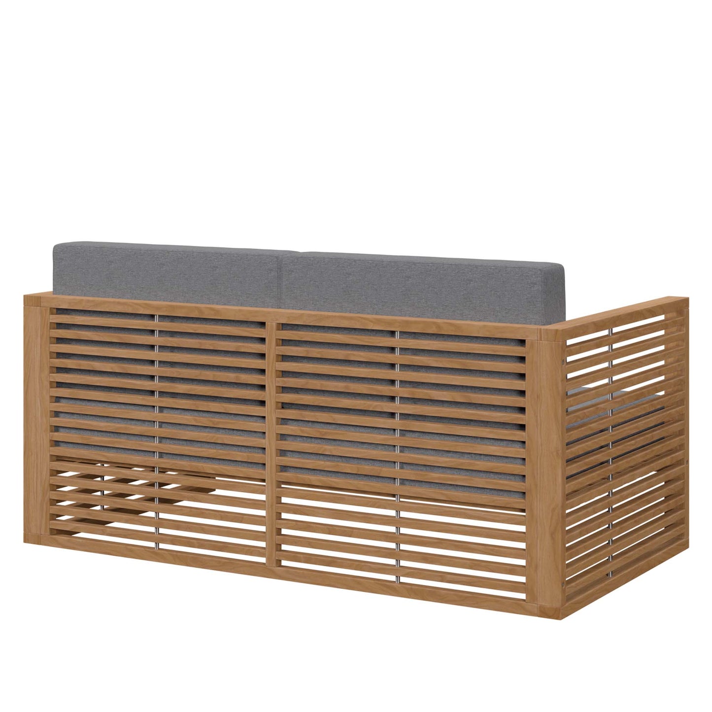 Carlsbad Teak Wood Outdoor Patio Loveseat by Furniture for America