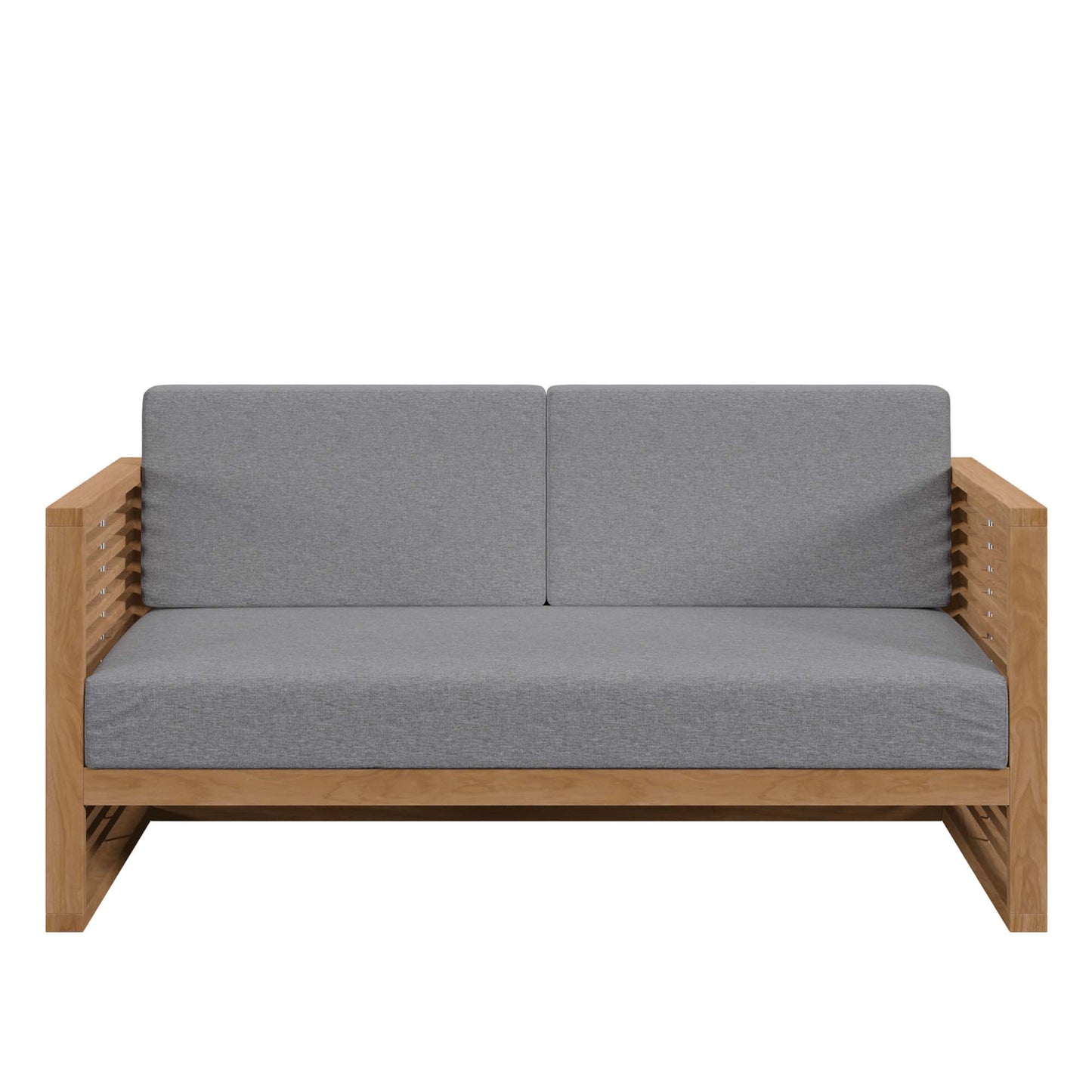 Carlsbad Teak Wood Outdoor Patio Loveseat by Furniture for America