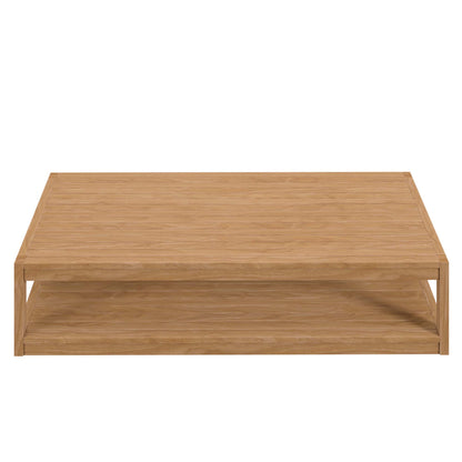 Carlsbad Teak Wood Outdoor Patio Coffee Table by Furniture For America
