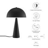 Cashel Metal Table Lamp in Black
