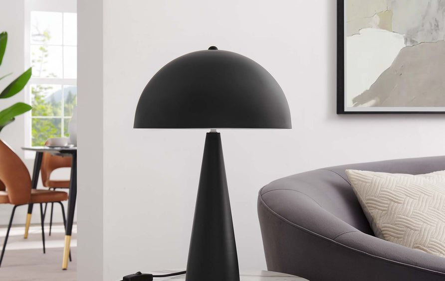 Cashel Metal Table Lamp in Black