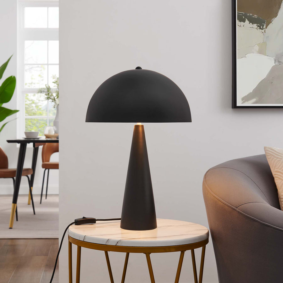 Cashel Metal Table Lamp in Black