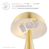 Cashel Metal Table Lamp in Satin Brass