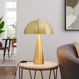 Cashel Metal Table Lamp in Satin Brass