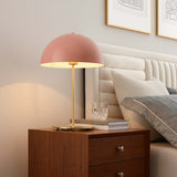 Jonquil Metal Table Lamp in Pink Satin Brass