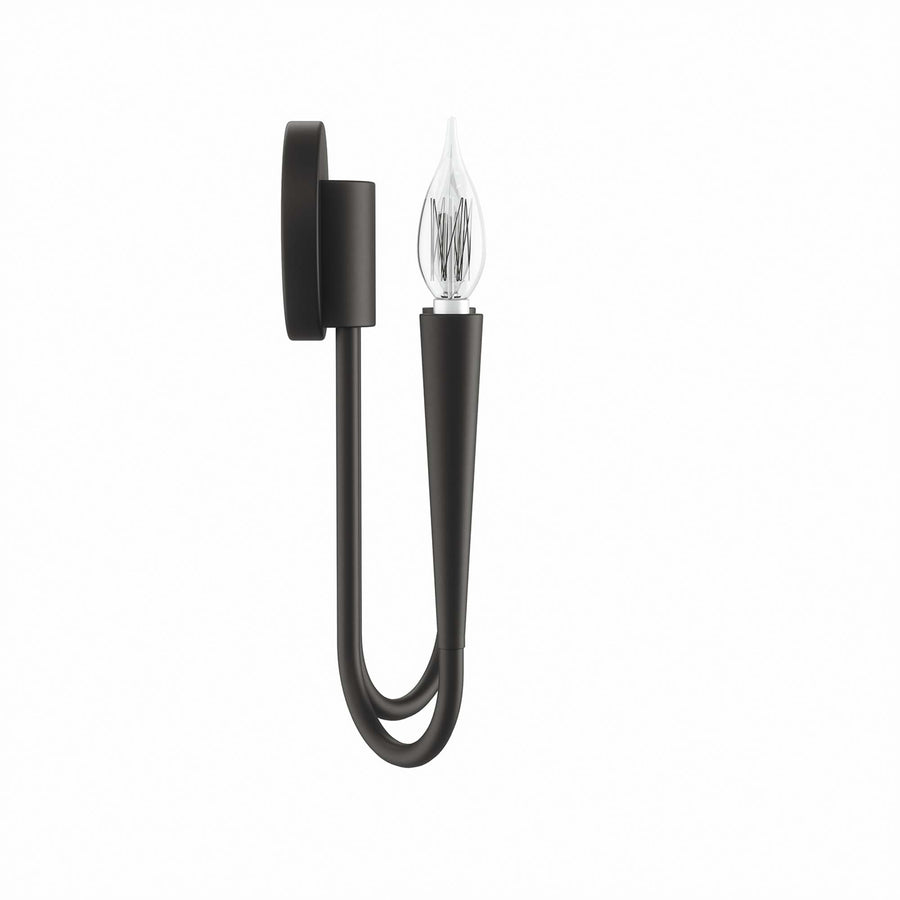 Stryn 2-Light Wall Sconce in Black