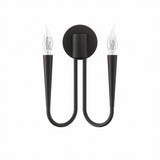 Stryn 2-Light Wall Sconce in Black