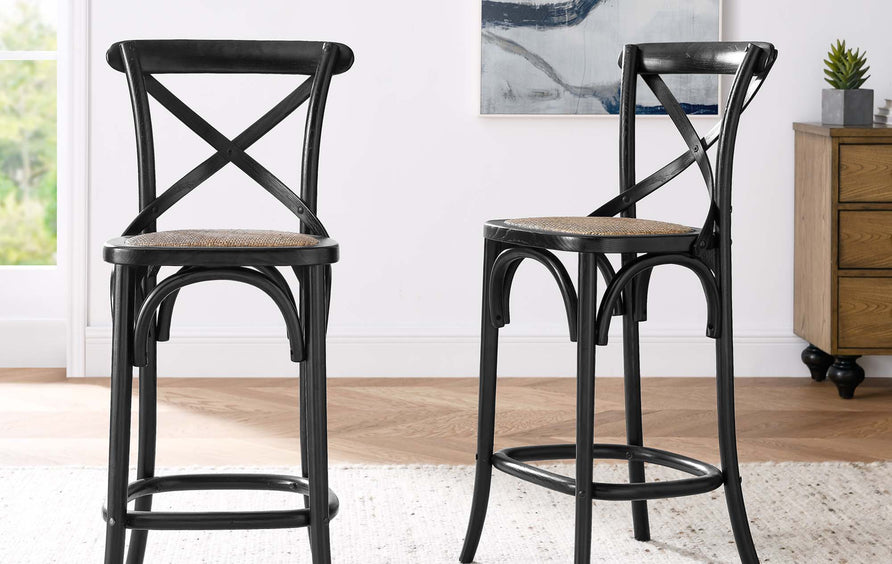 Juniper Counter Stool in Black