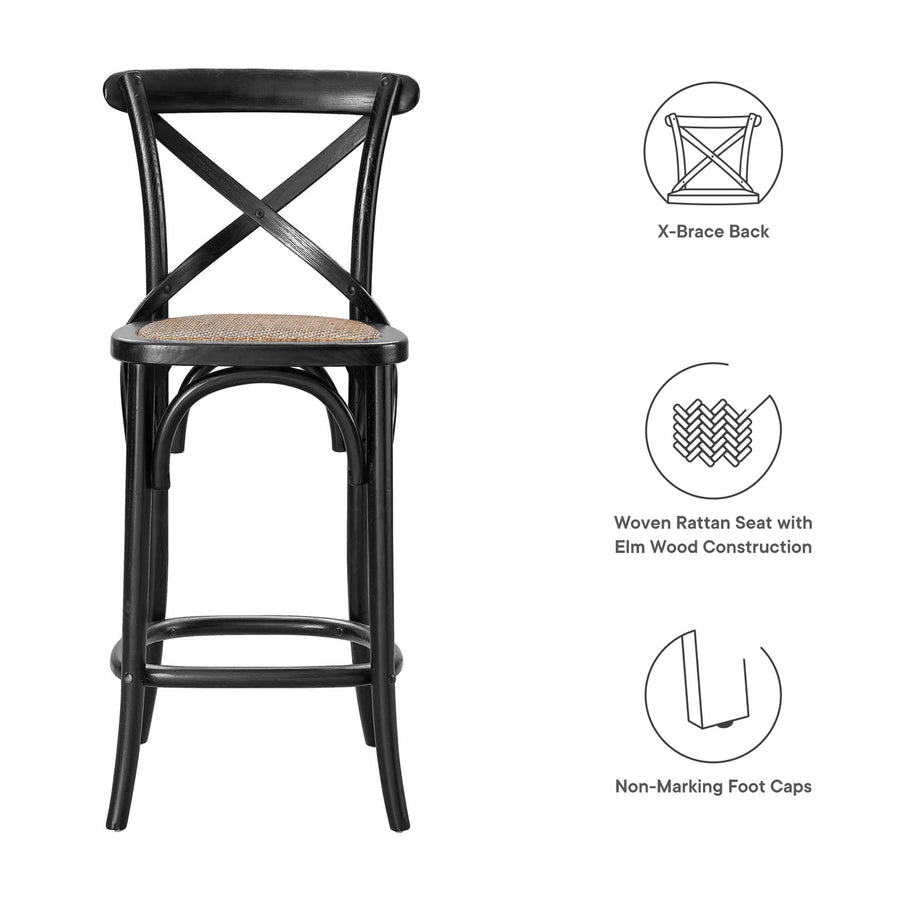 Juniper Counter Stool in Black
