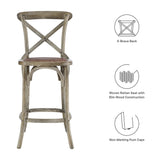 Juniper Counter Stool in Gray