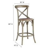 Juniper Counter Stool in Gray