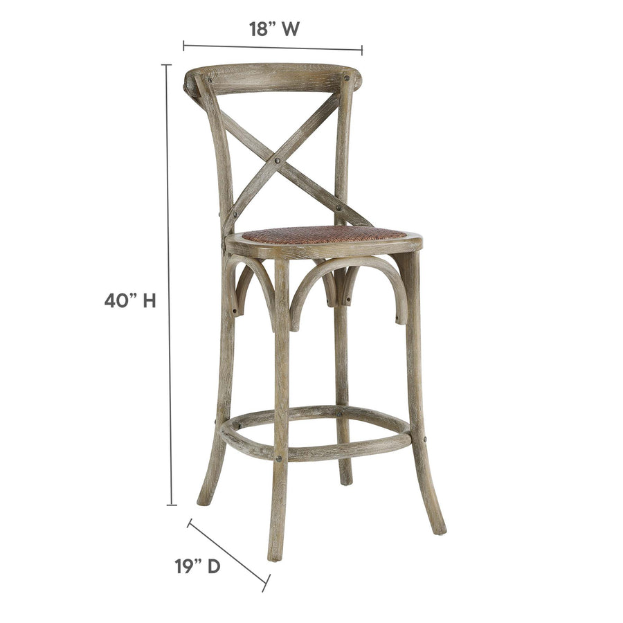 Juniper Counter Stool in Gray