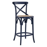 Juniper Counter Stool in Midnight Blue