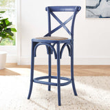 Juniper Counter Stool in Midnight Blue