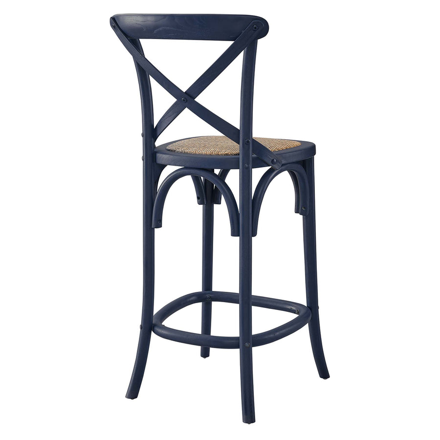 Juniper Counter Stool in Midnight Blue