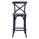 Juniper Counter Stool in Midnight Blue