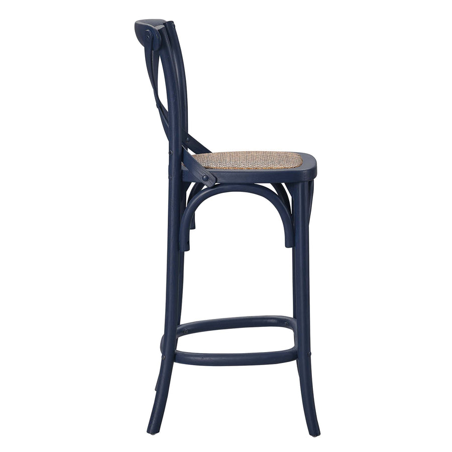 Juniper Counter Stool in Midnight Blue