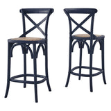 Juniper Counter Stool in Midnight Blue