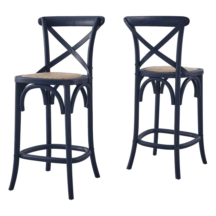 Juniper Counter Stool in Midnight Blue