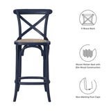 Juniper Counter Stool in Midnight Blue