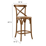 Juniper Counter Stool in Walnut