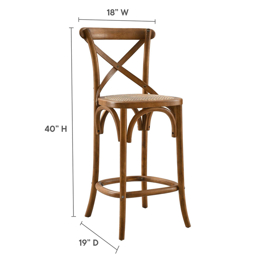 Juniper Counter Stool in Walnut