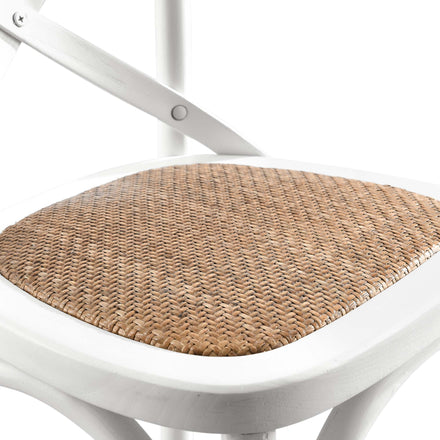 Gear Counter Stool in White
