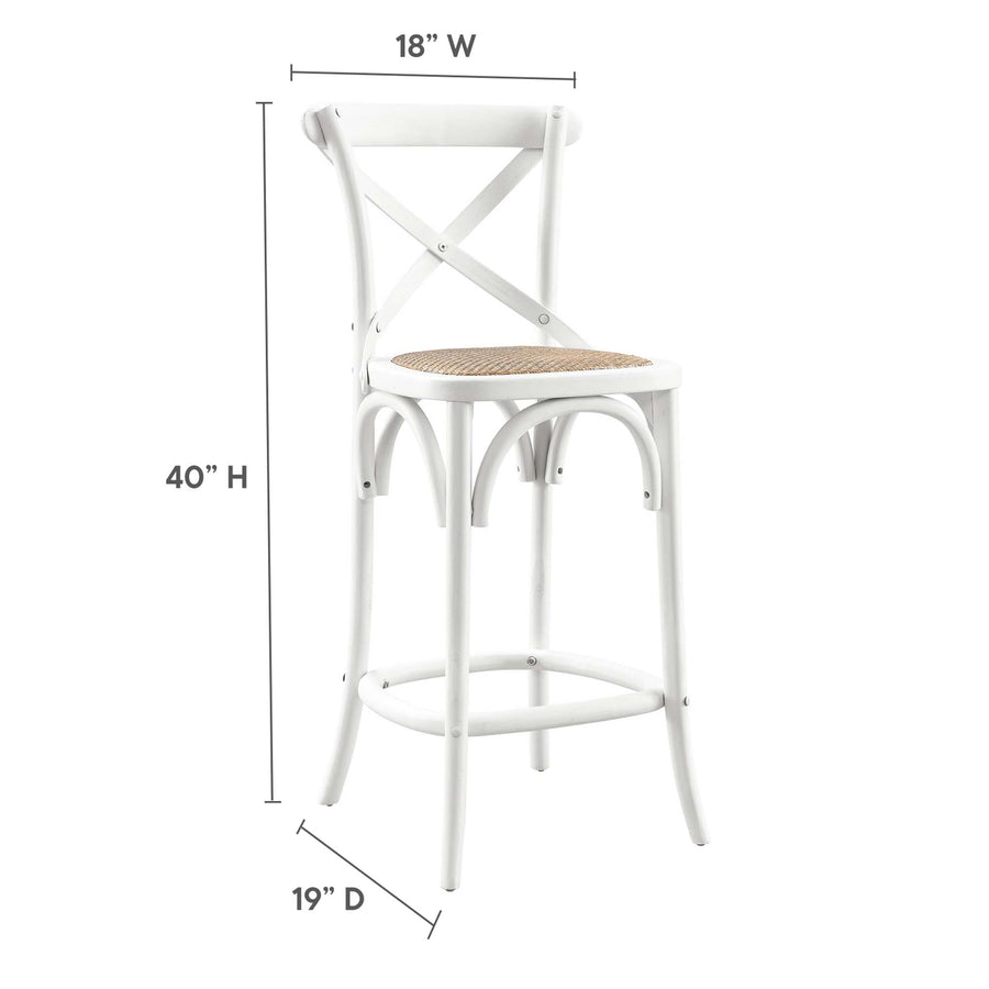 Juniper Counter Stool in White