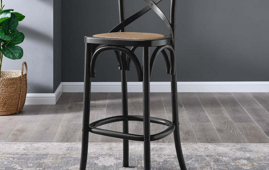 Juniper Bar Stool in Black