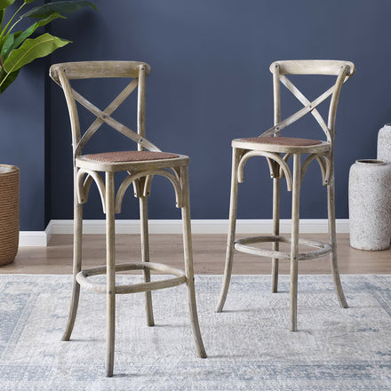 Gear Bar Stool in Gray