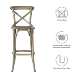 Juniper Bar Stool in Gray