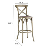 Juniper Bar Stool in Gray